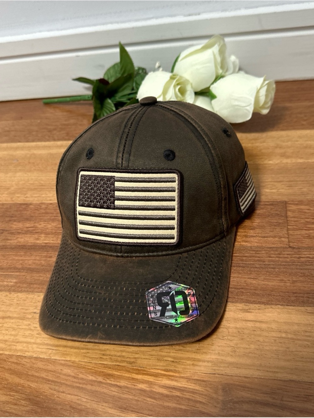 Men's Brown Patch Baseball Cap